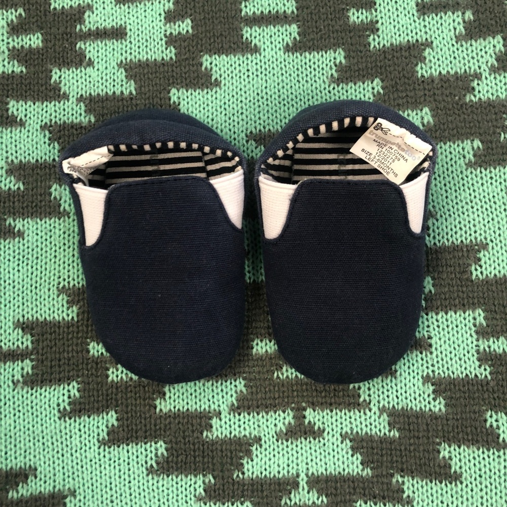 Trumpettetoo baby boy slip on shoes navy